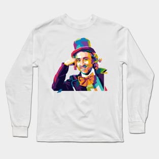 Condescending Wonka Meme Popart Long Sleeve T-Shirt